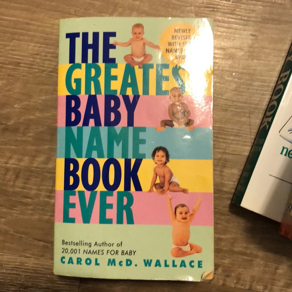 Baby name books